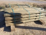 NEW TREATED 5X8 WOOD POSTS (32)