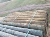 NEW TREATED 6X8 WOOD POSTS (28)