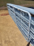 NEW GALV 12' GATE WITH CHAIN/HINGES