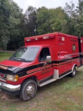 1994 FORD E350 AMBULANCE, VIN: 1FDKE30M3RHB07570, RUNS/DRIVES, DIESEL ENGIN