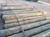 NEW TREATED 7X8 WOOD POSTS (24)