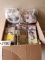 BOX OF PSP GAMES AND DVDS