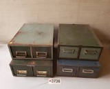 INDEX FILING CABINETS (4)