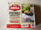 NEW IN BOX EXPERT GRILL PORTABLE CHARCOAL GRILL