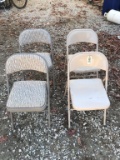 FOLD UP CHAIRS (4)