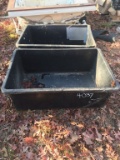 BLACK TUBS (WILL NOT HOLD WATER) 32