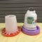 1 chick feeder and 2 waterers Brand New from Tractor Supply! All funds from