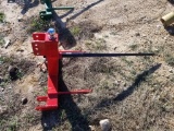 3PH HAY SPEAR WITH TRAILER MOVER BALL