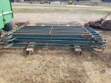 10' CORRAL PANEL (1) & 12' CORRAL PANEL (8) USED