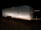 2017 26' SPECIALLY CONSTRUCTED ENCLOSED BOX TRAILER WITH WINCH SET UP FOR CARS