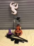 Halloween Solar & LED pumpkin, Ghost yard decor and chimes Brand New from T