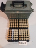 AMMUNTION BOX WITH 100 MISC. ROUNDS OF 12 GAUGE SHELLS