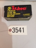 TULAMMO 7.62X39MM 124 GRAIN FMJ, 40 ROUNDS