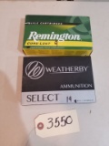 REMINGTON 300 WINCHESTER MAGNUM 9 ROUNDS AND WEATHERBY .300 WBY MAGNUM 19 R