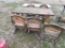 WOODEN TABLE WITH 5 CHAIRS