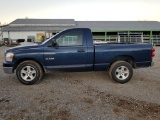2008 DODGE 1500 TRUCK, MILES SHOWING: 201,406, 4.7 V8, AUTOMATIC TRANS, HAS