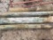 WOODEN FENCE POSTS (5)