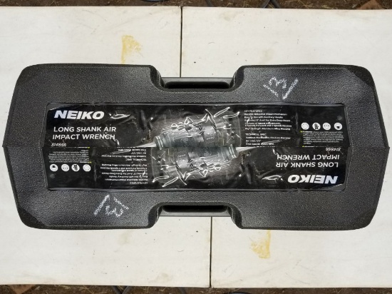 NEIKO LONG SHANK AIR WRENCH, UNUSED IN CASE