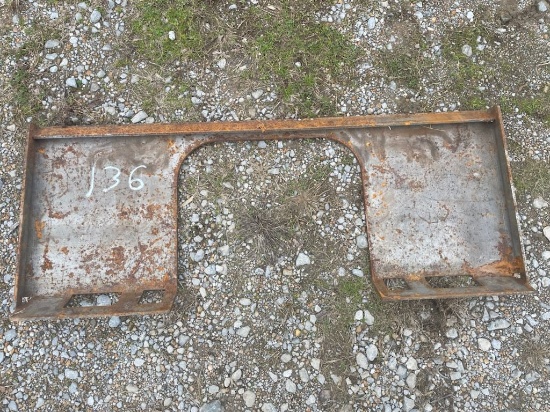 SKID STEER OPEN PLATE