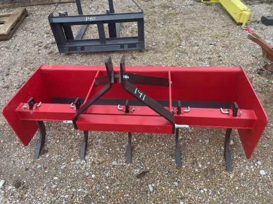 UNUSED TRI 66" RED BOX BLADE, 3PH, MEDIUM DUTY