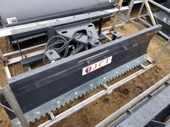 NEW JCT QUICK ATTACH 6' SKIDSTEER PUSH BLADE