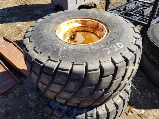 18.4X16.1 TRACTOR TIRES & WHEELS (2)