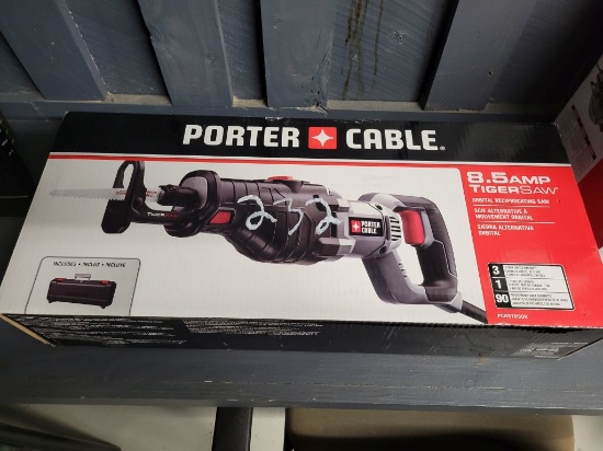 UNUSED PORTER CABLE 120 VOLT TIGER SAW