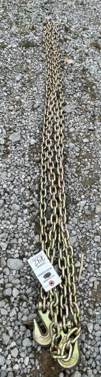 NEW 5/16 X 21' STEEL CHAIN GRADE 70