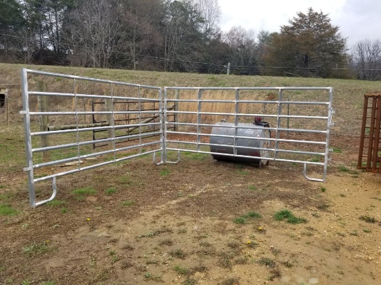 HEAVY 2" GALV 12' X 6' CORRAL PANELS (2)