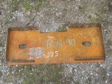 SKID STEER CLOSED PLATE