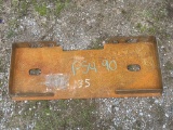 SKID STEER CLOSED PLATE