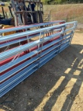 NEW GALV. 14' 6 BAR GATE WITH PINS AND CHAIN
