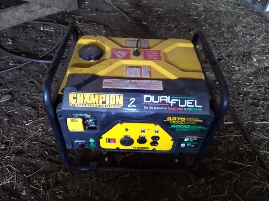 CHAMPION DUAL FUEL 4375 GENERATOR