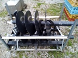 UNUSED JCT QUICK ATTACH POST HOLE DIGGER, WITH 12