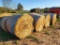 4X5 ROUND BALES OF HAY, GOOD GRASS HAY, 10 BALES FOR ONE MONEY