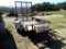 8' X 5' BUMPER PULL SINGLE AXLE TRAILER WITH RAMP TAILGATE AND TOOL BOX, NO