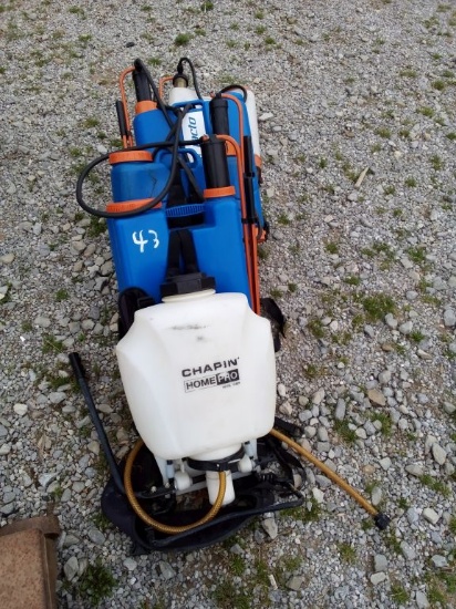 4 GAL BACKPACK SPRAYERS (5) CHAPIN AND JACTO