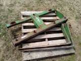 JOHN DEERE PALLET FORKS WITH MASS MISSING PIN