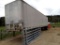 48' SEMI BOX TRAILER W/ ROLL UP DOOR, PULLED IN 100 MILES, NO PAPERWORK-FAR