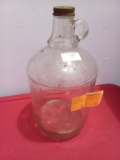 1 GALLON GLASS WINE JUG, ITEM FROM POWELL ESTATE-SELLS ABSOLUTE
