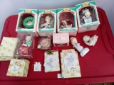 PRECIOUS MOMENTS ORNAMENTS COLLECTIBLES (14), ITEM FROM POWELL ESTATE-SELLS