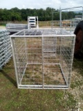SMALL ANIMAL PEN WITH FRONT SLIDING GATE 4X4X4