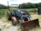 FORD 4000 TRACTOR WITH DUAL 115 FRONT END LOADER WITH BUCKET, HOURS SHOWING