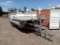24' LEISURE KRAFT PONTOON BOAT, 150HP INTRUDER WITH DUAL AXLE TRAILER, WITH