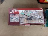 2 PC STEEL STRAPPING TOOL IN BOX, SELLS ABSOLUTE