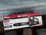 20 VOLT HYPER TOUGH CHAIN SAW AND CHARGER