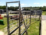WW CATTLE WORKING SYSTEM, 2 ALLEYS, SWEEP TUB, 5.5' BOW GATE, 10' SWEEP GAT