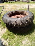 (2) 13.6-38 TRACTOR TIRES AND WHEELS