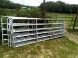 NEW 12FT GALV 6 BAR GATE W/ HARDWARE