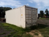 2023 RXCU 20' BEIGE SHIPPING CONTAINER SN: TJRX10207004123, INSIDE 8'X8'